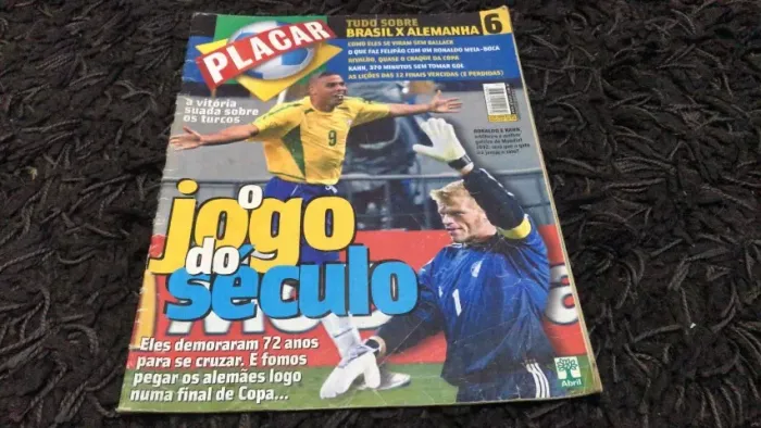 Revista Placar Ano 2002 N° 1230 - O Jogo Do Século (Usado)