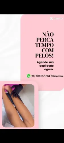 Epilação de virilhas , pernas e Axilas.Agende seu horário , faço em domicílio somente ... 