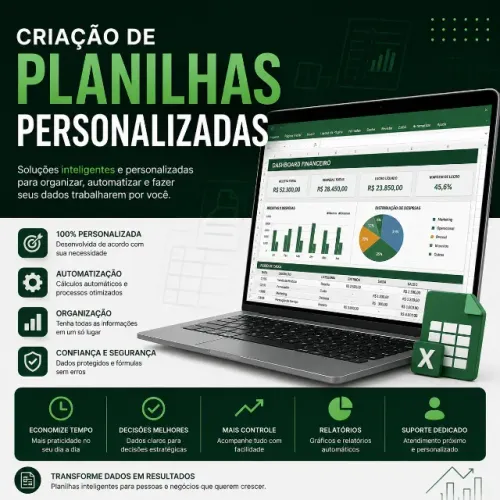Criação de planilhas personalizadas