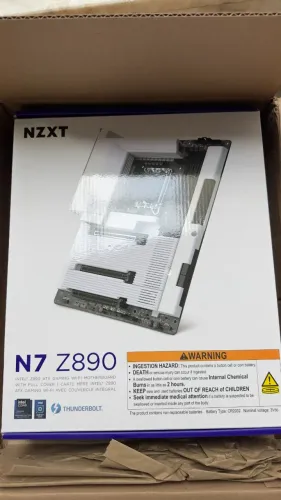 NZXT N7 Z890 DDR5 BRANCO LACRADO NA CAIXA