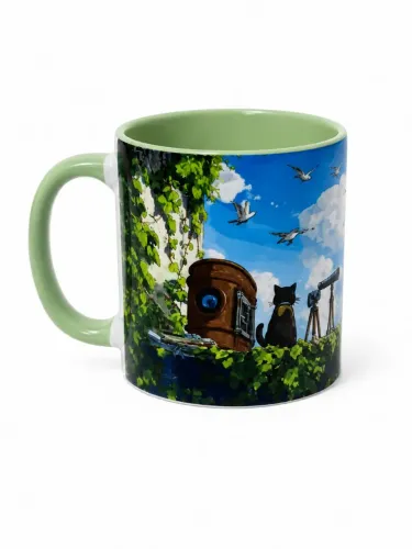 Caneca gatos anime