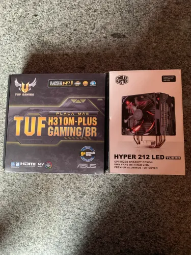Kit Gamer Processador i5 9400F + ASUS TUF H310M + Hyper 212