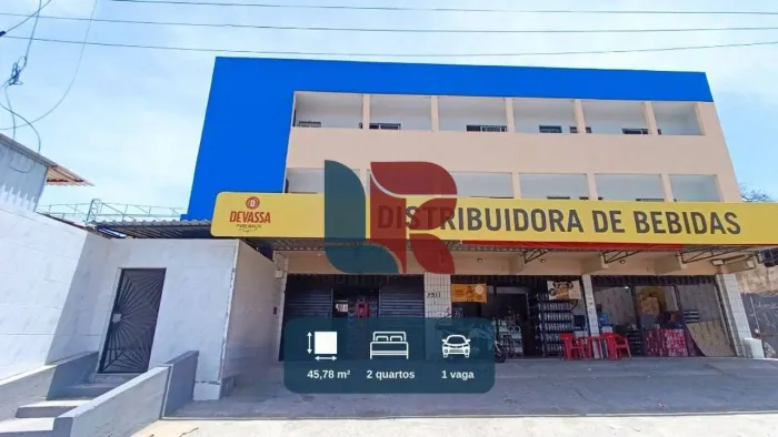 Apartamento com 2 quartos com 1 vaga para alugar, 45 m² - Castelão - Fortaleza/CE