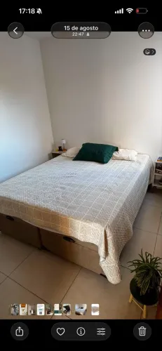 Cama Queen com Baú - Seminova | 6 meses de uso
