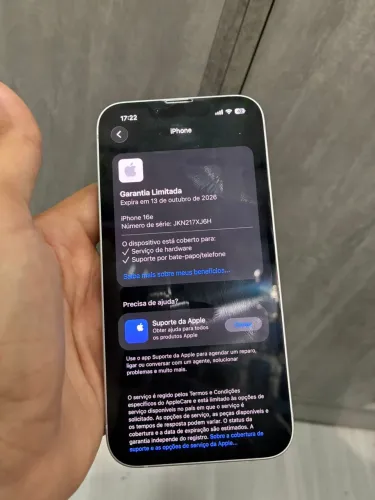 IPHONE 16e na garantia 