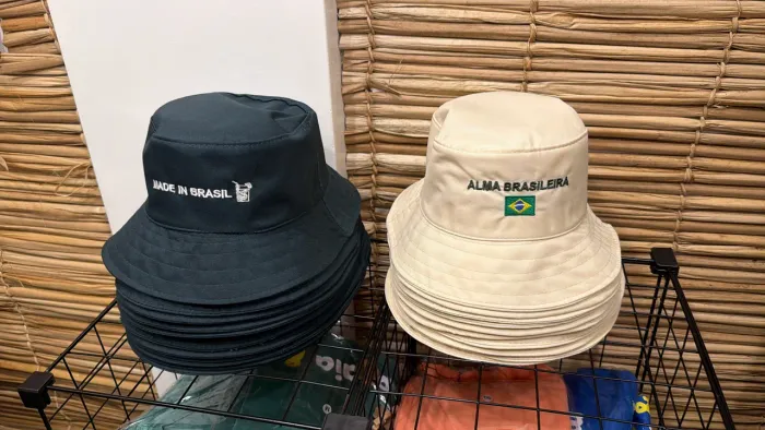Kit chapéu Brasil 