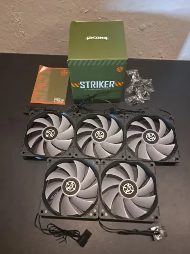 Promoção!!! Kit Fan Ventoinhas TGT Striker Rainbow 5pcs 120mm