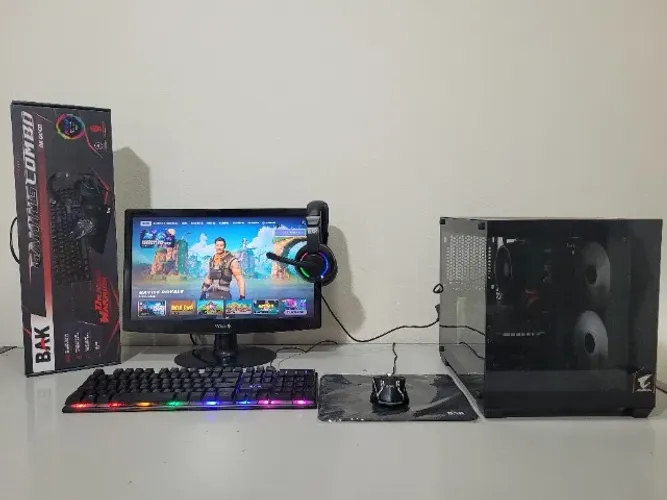 PC GAMER RYZEN 5, COM 16GB DE RAM, PLACA DE VÍDEO 8GB, JOGOS JÁ INSTALADOS
