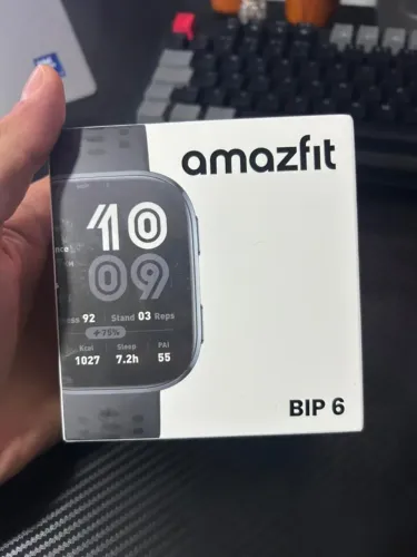 Smartwatch Smartwatch Amazfit Bip 6 Amoled 1,97 Gps Bluetooth Calls 5 Atm preto
