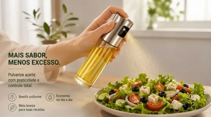 Borrifador Azeite Pulverizador Premium Culinário Adequado Para Cozinhas 100ml