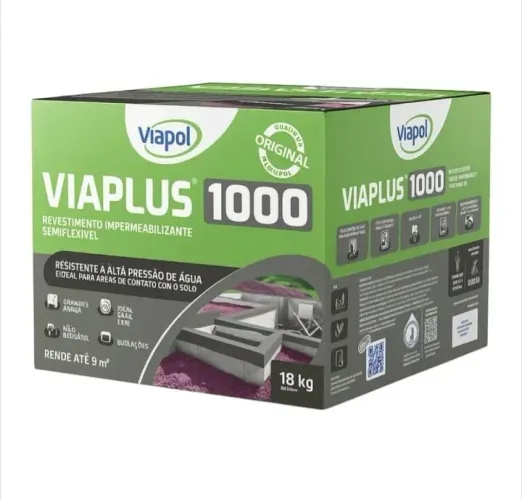 VIAPLUS 1000 Viapol ARGAMASSA POLIMÉRICA 