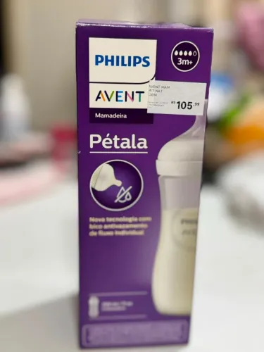 Mamadeira Philips Avent Pétala 330ml (Bico 3m+) Original na Caixa