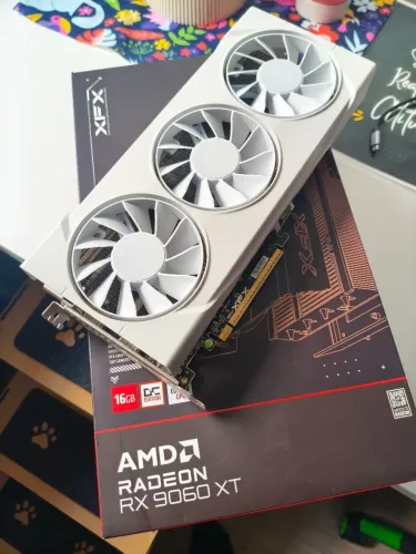 Placa de vídeo AMD RX9060XT 16Gb Modelo mais forte XFX melhor q ASRock e Gigabyte e Nvidea