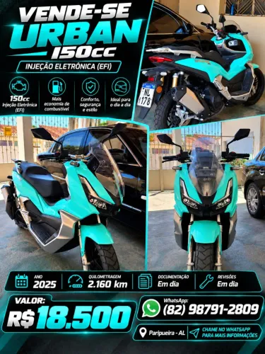 VENDO URBAN 150cc EFI - ANO 2025