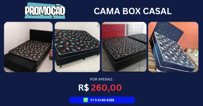 cama box casal (promoção)