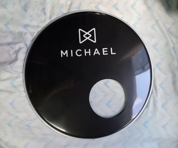 Pele de resposta bumbo Michael 20 polegadas 