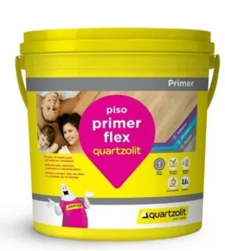 Primer Flex Quartzolit - 4 galões de 3,6L cada - novos e lacrados