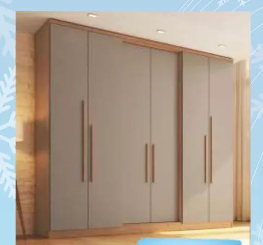 Guarda roupa casal 2,10 com 6 portas / NOVO 