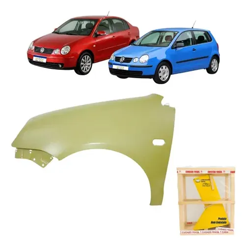 Paralama Volkswagen Polo 2003 2004 2005 2006 Esquerdo