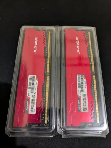 Juhor Memória RAM DDR4 64GB XMP 3200Mhz+ (Chips Samsung)
