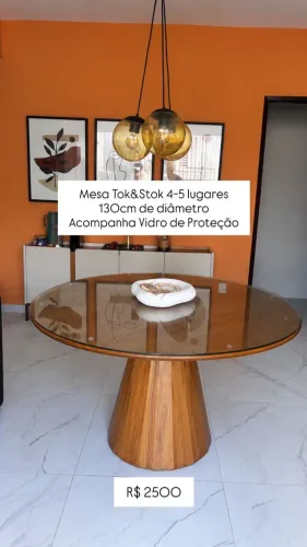 Mesa de Jantar Redonda