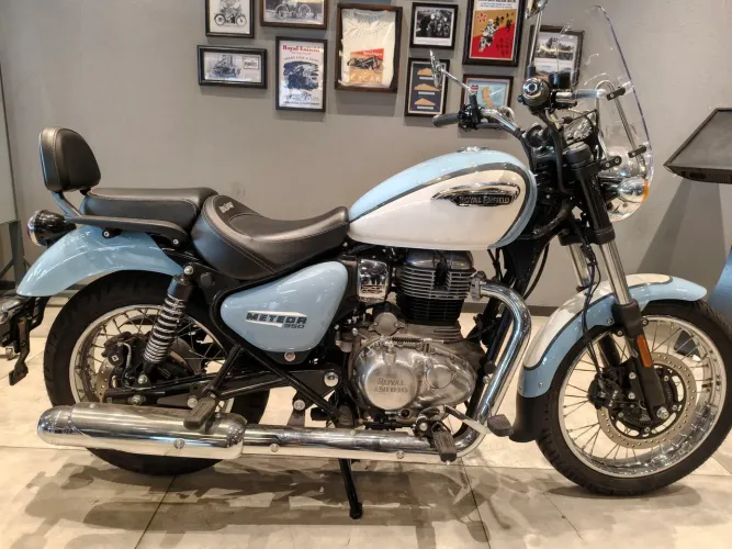 Meteor 350cc aurora BLUE Igor Romão *