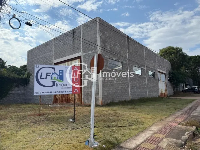 Barracão Comercial para Locação em Campo Grande-MS, Bairro Mata do Jacinto - 2 Banheiros e