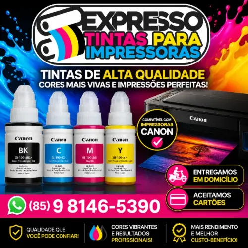 Tinta Impressora Canon G3110 G3010 G3111 Fale Conosco. Fazemos Entregas. Aceitamos Cartões