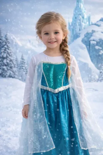 Fantasia infantil frozen elza