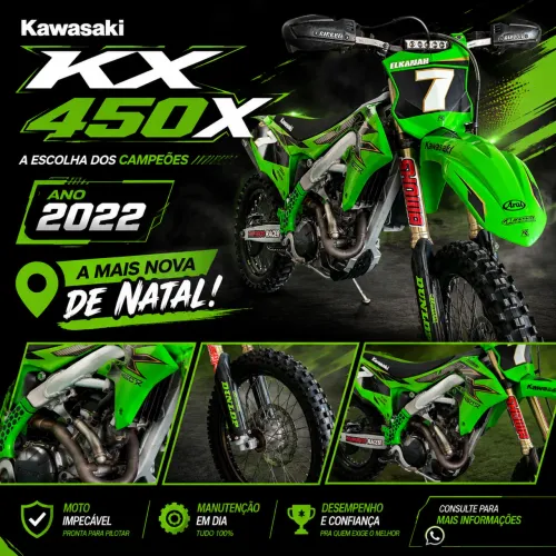 Kx 450x mais nova do Brasil