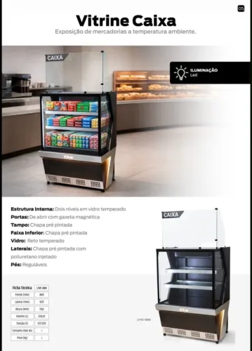 balcão caixa natural - lançamento linha sete 7 - marca polar refrigeração