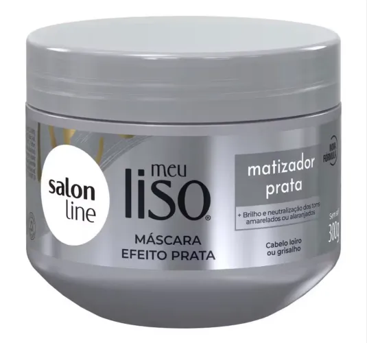Máscara Meu Liso Matizador Prata Salon Line 300g