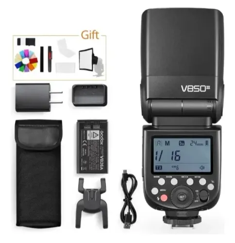 Flash Godox 850iii (kit) novo.