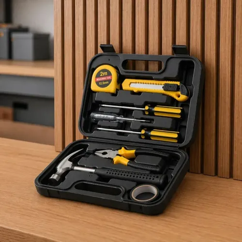 Kit de Ferramentas 8 Peças com Maleta - Novo