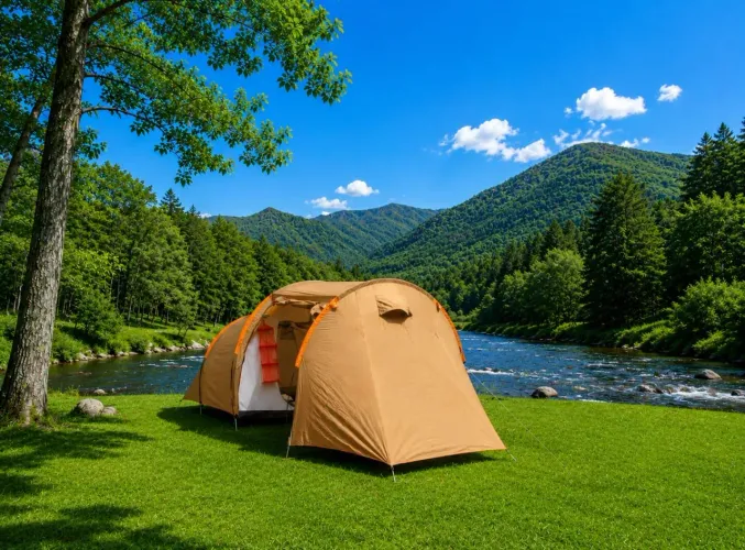 Barraca quechua T4,1 para 4 pessoas