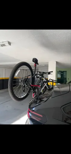 Suporte Transbike EQMAX 3 bikes reforçado 45kg porta malas