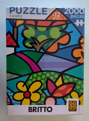 Quebra Cabeça Grow 2000 peças Campo Romero Britto RARO!!!