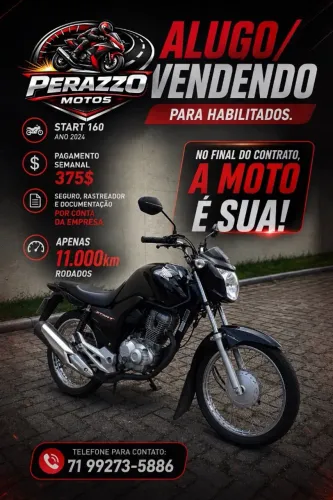 DISPONÍVEL PARA ALUGUEL OPORTUNIDADE MOTO ZERO