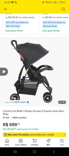 Carrinho de bebê 