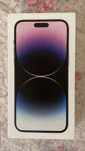 Caixa do iphone 14 pro max