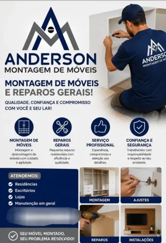Montagem de moveis e reparos gerais 