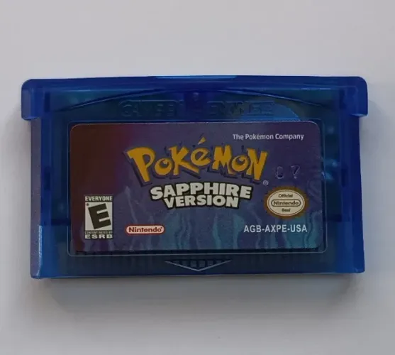 Jogo Pokémon Sapphire Version -game Boy Advance, Com Bateria