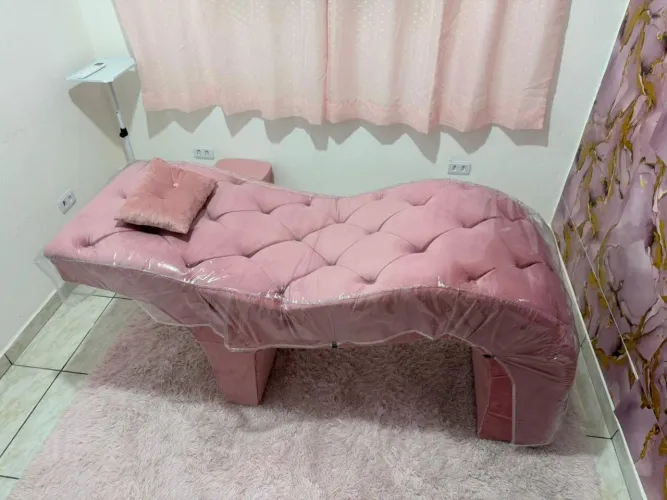 Maca capitonê rose para Lash designer 