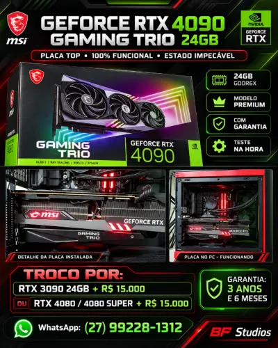 MSI GeForce RTX 4090 Gaming Trio 24GB GDDR6X