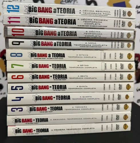 DVDS BOXES THE BIG BANG THEORY / BIG BANG A TEORIA TODAS AS TEMPORADAS (1 A 12)