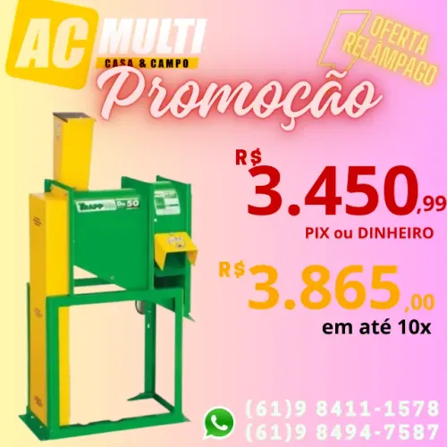 Debulhador descascador de Milho DM 50 Trapp sem motor produção 300 a 600 kg