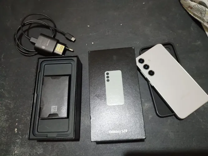 ? Samsung Galaxy S24 impecável - completo, com nota!