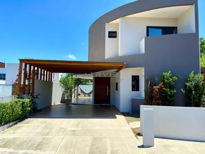 Vendo casa em condomínio fechado semi-mobiliada de 162m² com 4 quartos - Paripue