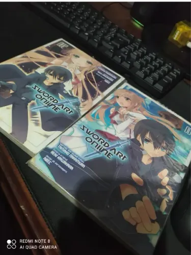 Mangás Sword Art Online Aincrad Vol. 1 e 2 Panini