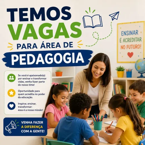 Vaga para professora